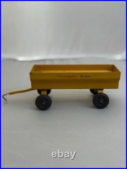 132 SLIK Minneapolis-Moline 1947 Tractor, Wagon & Combine Set Vintage Toy