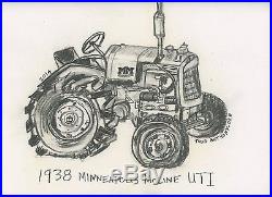 #135 1938 Minneapolis Moline UTI / Tractor / Minnesota History / Farm