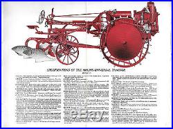 1918 Minneapolis Moline Universal Tractor Model D Sales Brochure Original