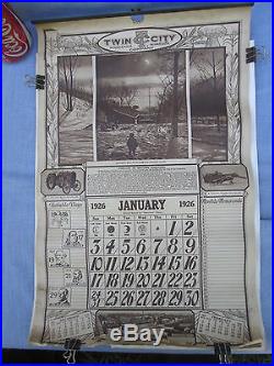 1926 Twin City Tractor Company Calendar Minneapolis Moline Minnesota MN