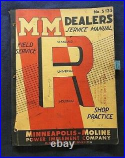 1939-1954 Minneapolis Moline Rtu Rts Rtn Rte Rti Tractor Service Repair Manual
