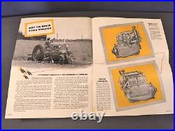 1940s Minneapolis Moline R Tractor Sales Brochure Advertising Farm WWII Era