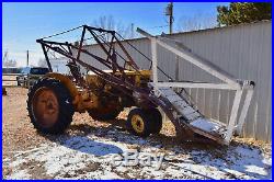1950s Minneapolis Moline Tractor, Propane, with high lift loader for restoration