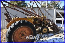 1950s Minneapolis Moline Tractor, Propane, with high lift loader for restoration