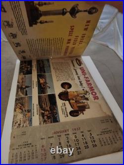 1957 Minneapolis Moline Tractor Calendar Brochure Strovers Implement Stanley WI