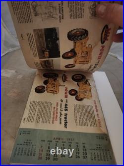 1957 Minneapolis Moline Tractor Calendar Brochure Strovers Implement Stanley WI