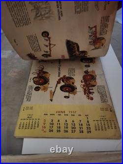 1957 Minneapolis Moline Tractor Calendar Brochure Strovers Implement Stanley WI