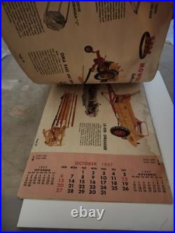 1957 Minneapolis Moline Tractor Calendar Brochure Strovers Implement Stanley WI