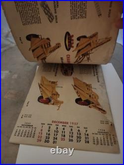 1957 Minneapolis Moline Tractor Calendar Brochure Strovers Implement Stanley WI