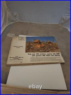1957 Minneapolis Moline Tractor Calendar Brochure Strovers Implement Stanley WI