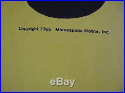 1965 Minneapolis Moline G1000 Tractor Dealers Sign