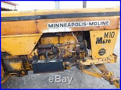 1969 Minneapolis Moline Super M670 Diesel Running Antique Tractor