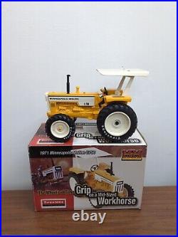 1/16 Ertl Farm Toy Minneapolis Moline G750 Tractor With Canopy Firestone Tires