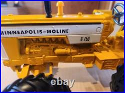 1/16 MINNEAPOLIS-MOLINE G750 MFWD withDUALS TOY FARMER EDITION NIB With COA