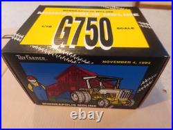 1/16 MINNEAPOLIS-MOLINE G750 MFWD withDUALS TOY FARMER EDITION NIB With COA