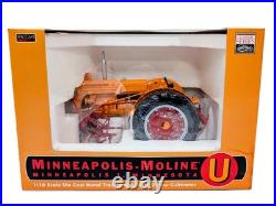1/16 Minneapolis Moline Toy Tractor & CQ 2-Row Cultivator SpecCast