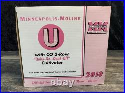 1/16 Minneapolis Moline Toy Tractor & CQ 2-Row Cultivator SpecCast
