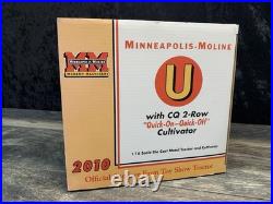 1/16 Minneapolis Moline Toy Tractor & CQ 2-Row Cultivator SpecCast