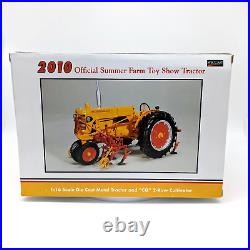 1/16 Minneapolis Moline Toy Tractor & CQ 2-Row Cultivator SpecastCast