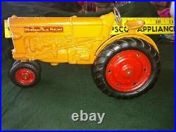1/16 Slik Minneapolis Moline Tractor toy Orig paint decals&rubber