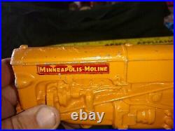 1/16 Slik Minneapolis Moline Tractor toy Orig paint decals&rubber