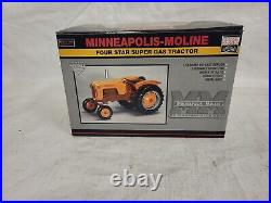 1/16 SpecCast Minneapolis-Moline WF Four Star Super Gas Toy Tractor In Box