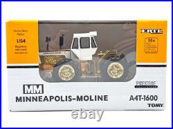 1/64 Minneapolis Moline A4T-1600 4wd Tractor With Cab & Duals, Gold Chrome Chase
