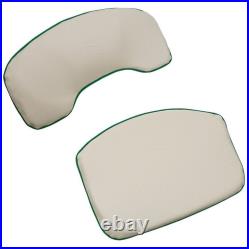 2 Piece Tractor Seat Cushion Set for Minneapolis Moline / Oliver / White