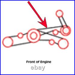 31-2449520 Hydrostatic Pump Drive Belt Fits Mpl Moline Tractor Models