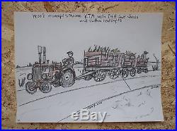 #38 1930's Minneapolis Moline KTA / ART by Todd Anthony / Minnesota / Tractor