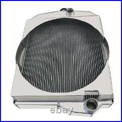 3 Row 52mm Radiator For Oliver 1550 1555 1600 1650 1655 Model 163342AS 163343AS