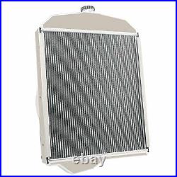 3 Row Aluminum Oliver Tractor Radiator For Model1550 1555 1600 1650 1655