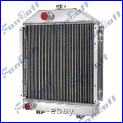 4 Core Radiator For Case IH JX55 JX60 New Holland TD55D, TD60D, TD65D Oliver 1255