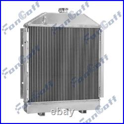 4 Core Radiator For Case IH JX55 JX60 New Holland TD55D, TD60D, TD65D Oliver 1255