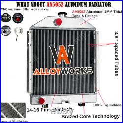 4 Row Tractor Radiator Fit Case IH New Holland Hesston Oliver Allis Chalmers