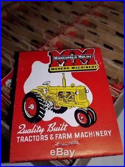 50 vintage 1950s NOS (never used) Minneapolis Moline tractor matchbooks matches