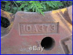 6 Vintage Minneapolis Moline rear tractor weights 10A373