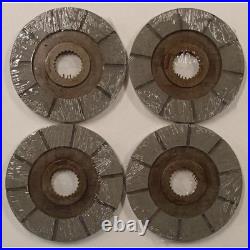 70277357 New Set of 4 Brake Discs Fits Mpl Moline Tractor Models G1000 +