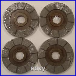 70277357 New Set of 4 Brake Discs Fits Mpl Moline Tractor Models G1000 +