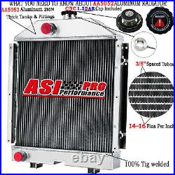 72093205 72090517 Aluminum Radiator Fits New Holland Hesston Case IH 72090619