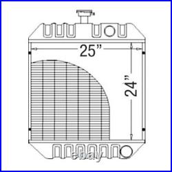 72508105 Radiator Made for Minneapolis Moline Tractor Models 6125 6144 6145
