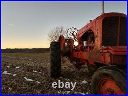 Allis Chalmers WD45 with RARE roll over snap coupler plow