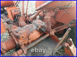 Allis Chalmers WD45 with RARE roll over snap coupler plow