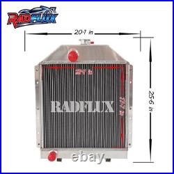 Aluminum Cooling Radiator Fits Case IH/New Holland/Oliver/Allis Chalmers/Hesston
