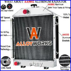 Aluminum Radiator Fits New Holland Hesston Case IH 72090517 72093205 72090619