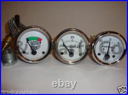 Amp Temp Oil Pressure Gauge Set for Minneapolis Moline G R U Z 335 400 445 500