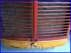 Antique Minneapolis Moline Farm Tractor Grille WithHeadlights