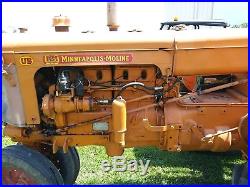 Antique Minneapolis Moline UB Gas Tractor
