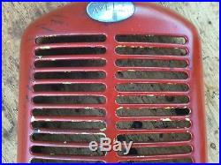 B. F. Avery Model V Minneapolis Moline Tractor Parts Front Grille & Avery Badge