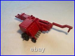 C1940-50s Diecast Minneapolis Moline Farm Tractor & trailer and seven implements